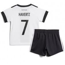 Tyskland Kai Havertz #7 Hemmaställ Barn VM 2022 Korta ärmar (+ Korta byxor)